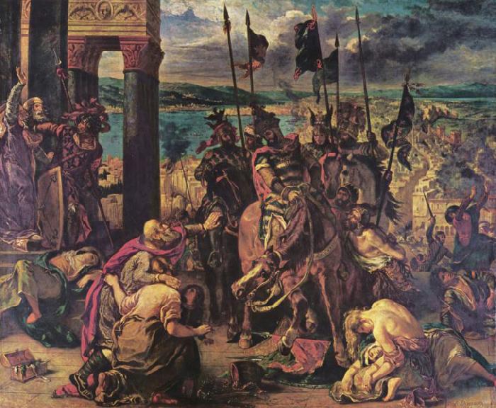 Eugene Delacroix The Entry of the Crusaders into Constantinople